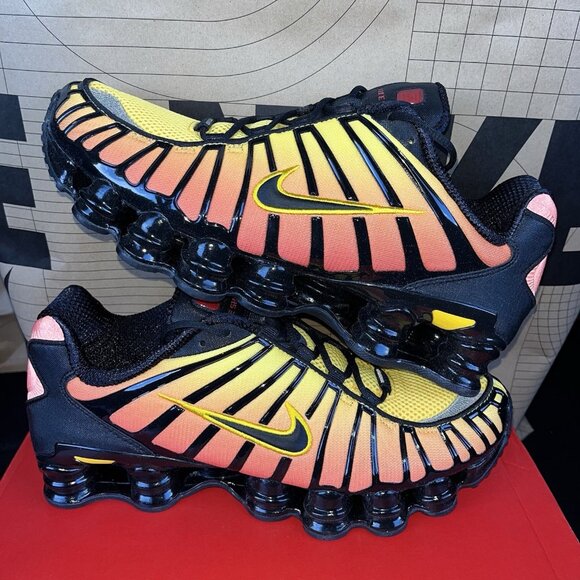 NEW Nike Shox TL Sunrise Orange Yellow Gradient AV3595-004 Men’s Size 12 - Picture 1 of 6